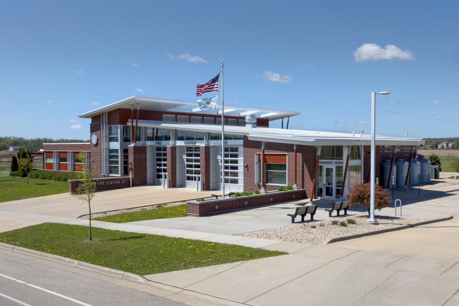 Fire Station 12 - Station 12 serves Madison's far west side and is the City's first LEED Platinum certified building.