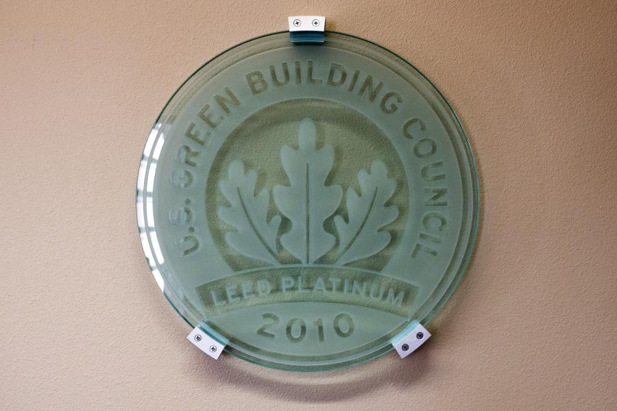 LEED Platinum Certification - Station 12 is energy efficient and the City's first LEED Platinum building.