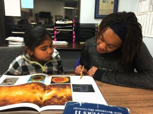 SSFP Teen Editor Works with Younger Student