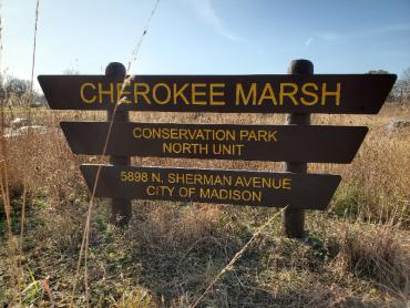 cherokee marsh north park id sign