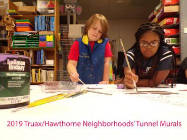 2019 Truax/Hawthorne Neighborhoods' Tunnel Murals