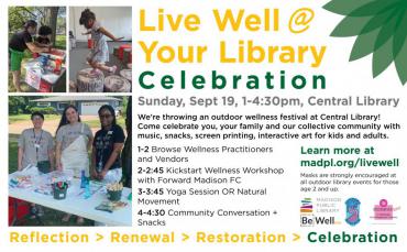 Live Well @ Your Library Celebration
