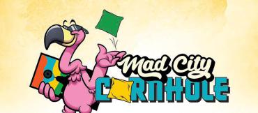 mad city cornhole league logo