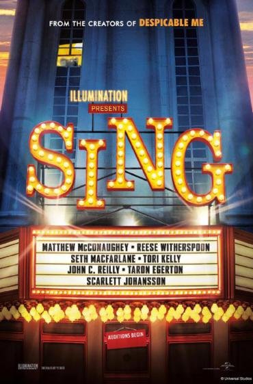 movie promo image: sing