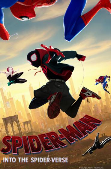 spiderman into the spiderverse movie promo image