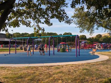 accessible playground at rennebohm park