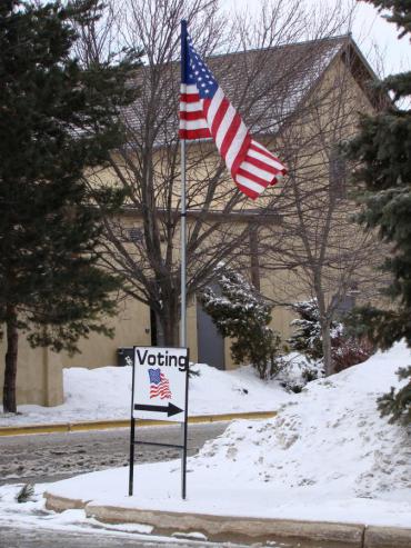 City of Madison polling place - February 2013