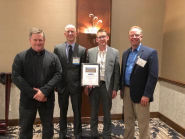 Engineering Division accepts State Award in La Crosse, Wis. May 2019