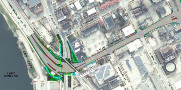 South Blair Street--Reconstruction Map