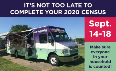 Take the Census at Dream Bus stops September 14-18