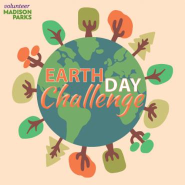 Volunteer Madison Parks Earth Day Challenge Logo