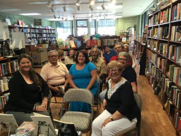 Audience at Angela Trudell Vasquez book tour