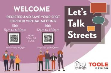 Image of Let's Talk Streets Promotional Poster