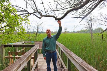 John C. Newman is Madison Public Library's first Naturalist-in-Residence