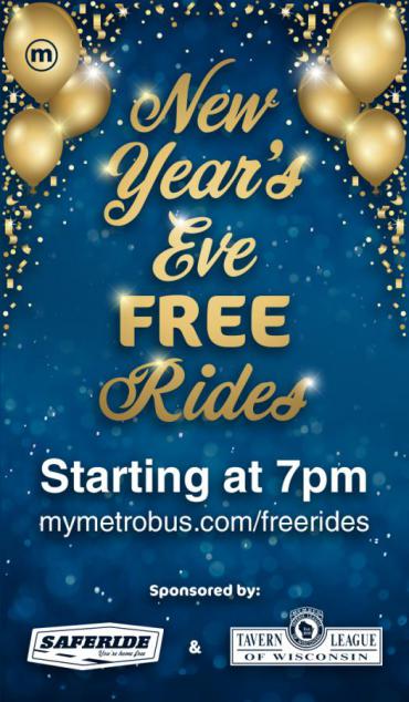 New Year's Eve Free Rides 