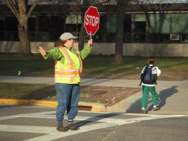 Image of Crossing Guard on Duty