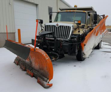 City of Madison plow truck, ready to get to work