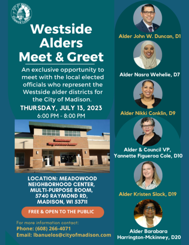 Westside Alders Meet and Greet Event Flyer