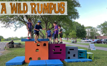 Madison Public Library and Madison Parks offer a child-led play experience in the park called A Wild Rumpus