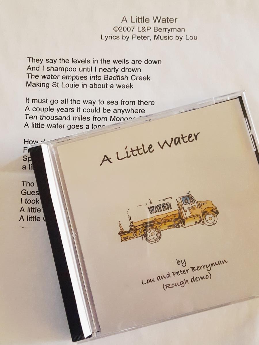 "A Little Water" demo cd