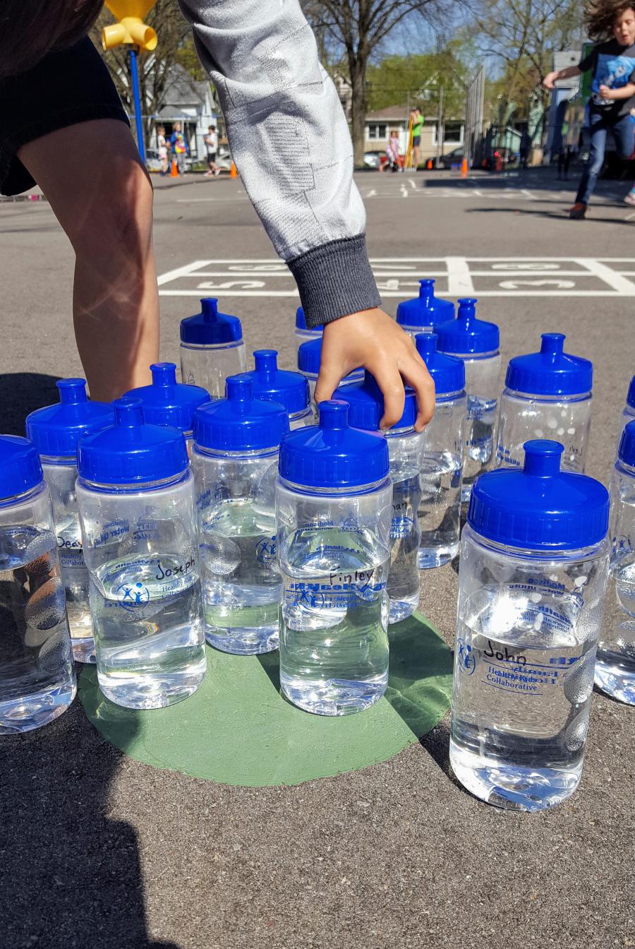 Water Bottles at Lapham Elementary