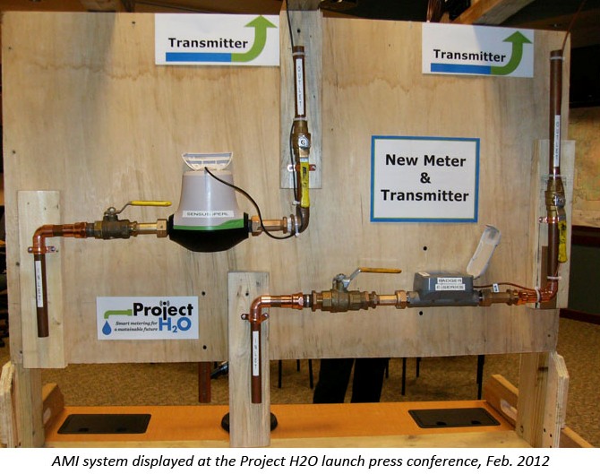 AMI system displayed at the Project H2O launch press conference, Feb 2012